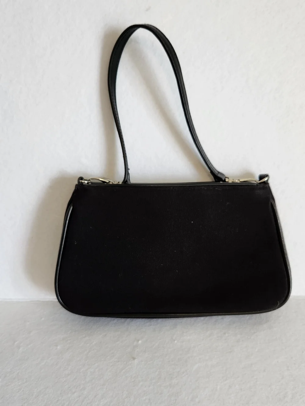 Lulu Guinness Black 'Put On Your Party Face' Whimsical  Print Graphic Bag